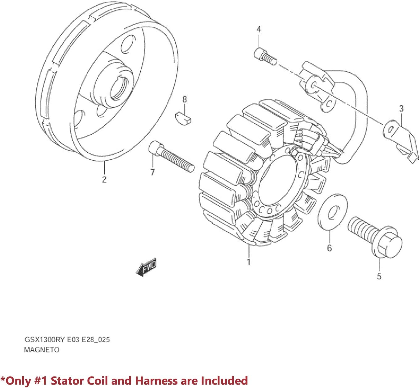 Stator Assy Pack of 2 U8569