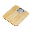 Maple Cutting Board with Removable Mesh Strainer J243289