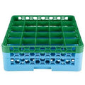 Green Color-Coded Glass Rack with 2 Extenders H888281