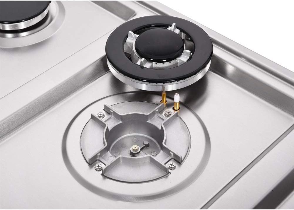 34 Inch 5 Burners Stainless Steel Gas Cooktop E38820