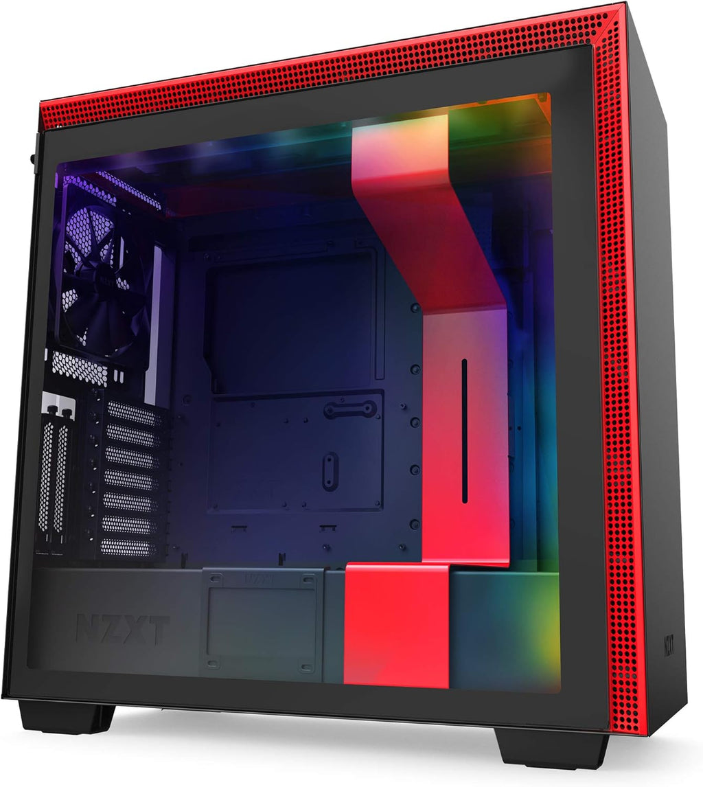 ATX Mid Tower PC Gaming Case with Tempered Glass Side Panel B146715