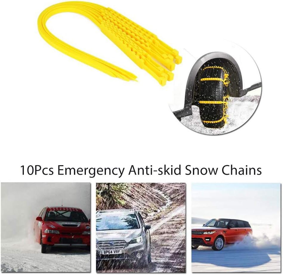 Snow Chains Pack of 2 for Tyres Width 145-295mm W9956