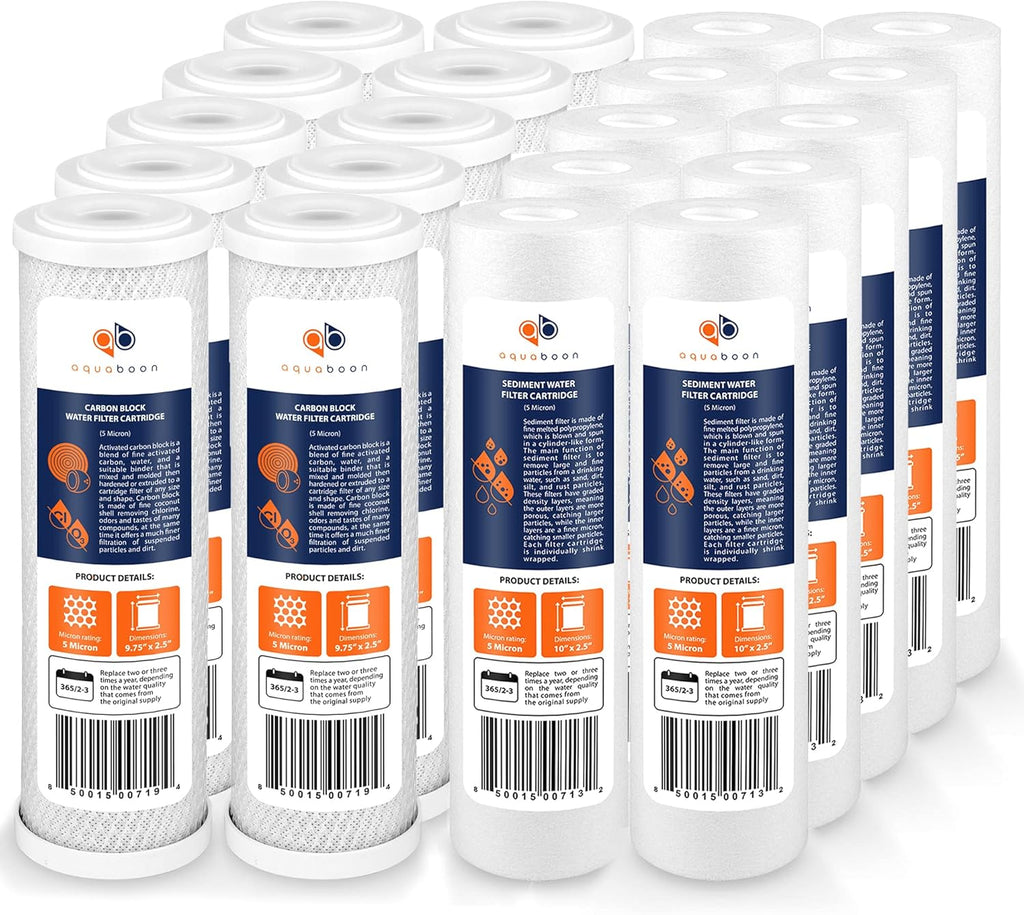 Set of 20 5 Micron 10 inch Water Filter Cartridges Z68662
