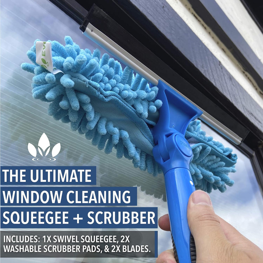 7-to-25 Foot Car Wash Kit with Extension Pole, Scrub Brush, Squeegee, Carwash Mitts, Microfiber Towels B69584