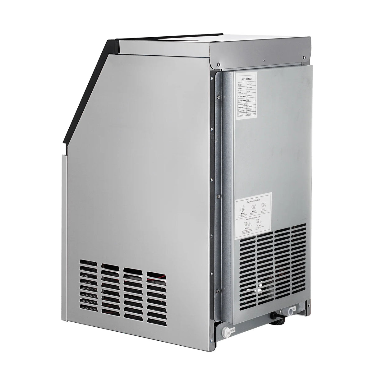 110LBS/24H Stainless Steel Commercial Ice Maker Machine Y540