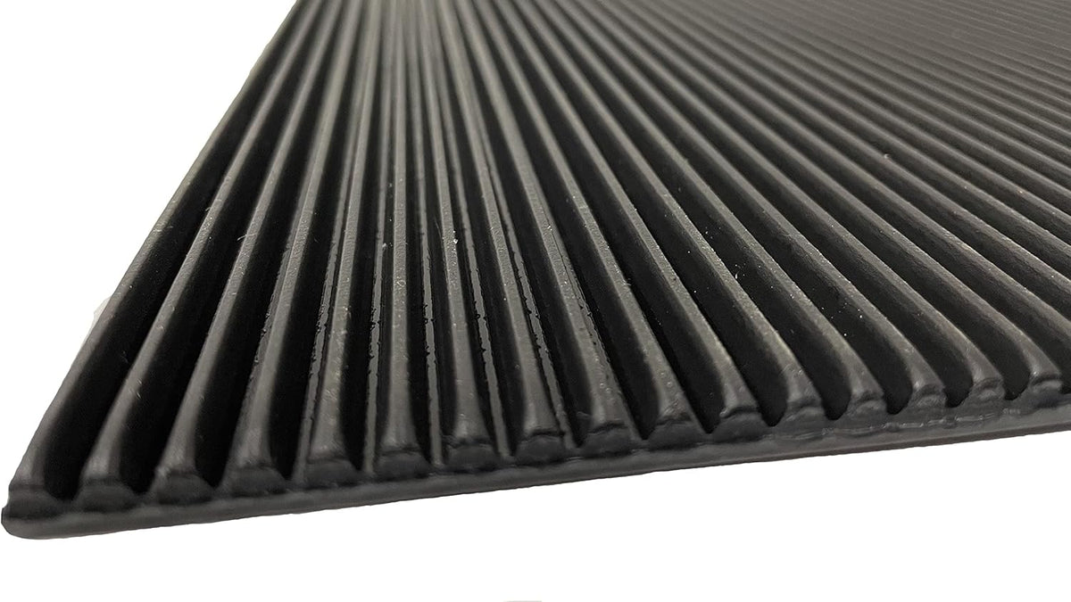 Ribbed Anti-Spray Mud Flaps 30" x 24" 3/8" Thick One Pair Pack of 2 P8190