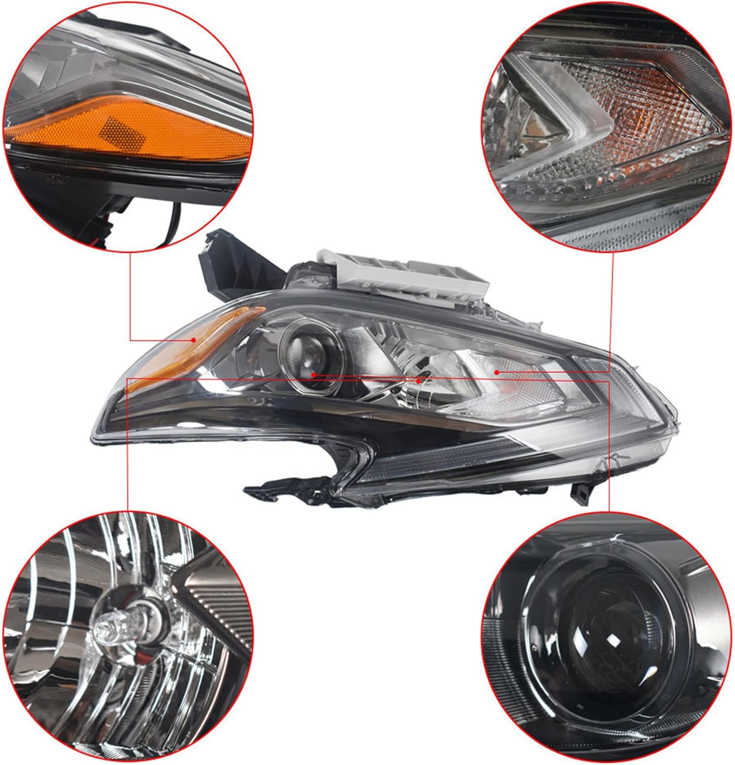 Halogen Headlight Assembly Left Driver Side T52952