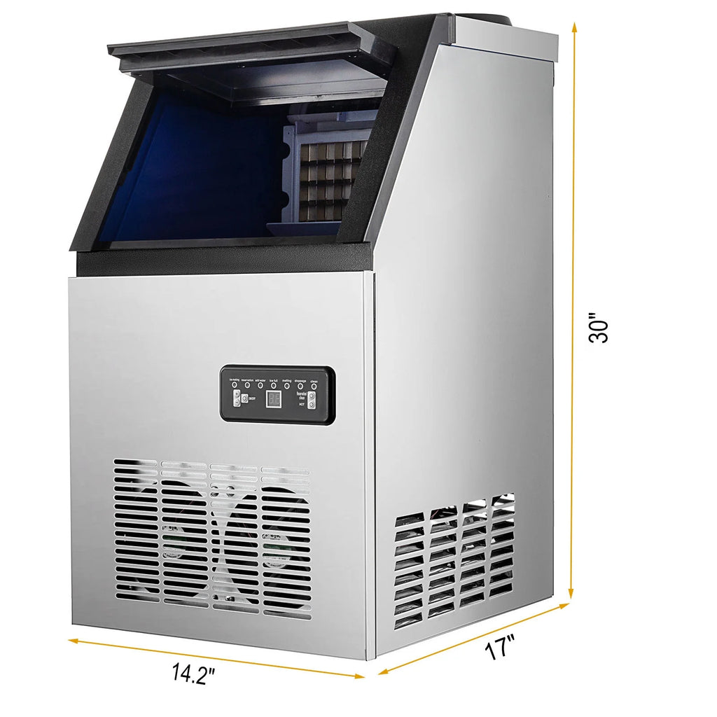 110LBS/24H Stainless Steel Commercial Ice Maker Machine Y540