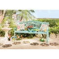 Blue Wooden Garden Bench S46960