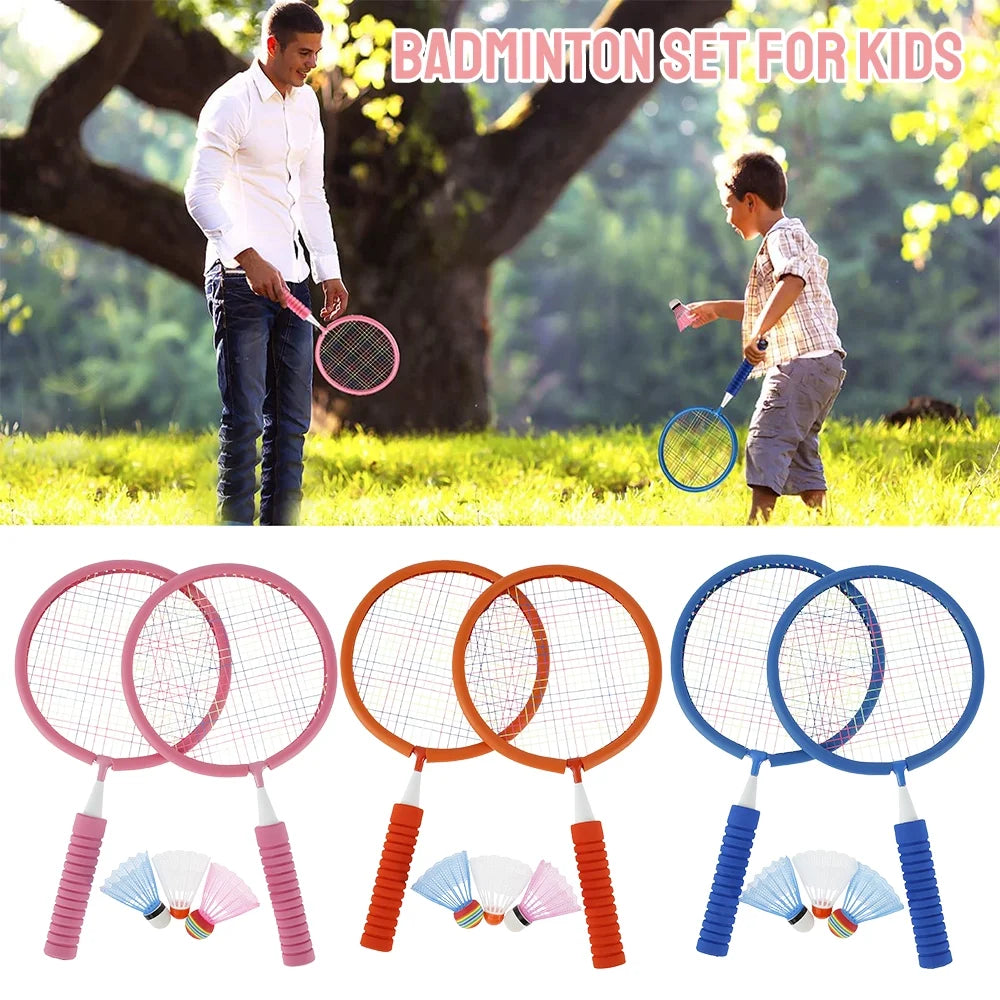 8 in 1 Badminton Rackets Set for Kids Indoor Outdoor Sport Game Z595923