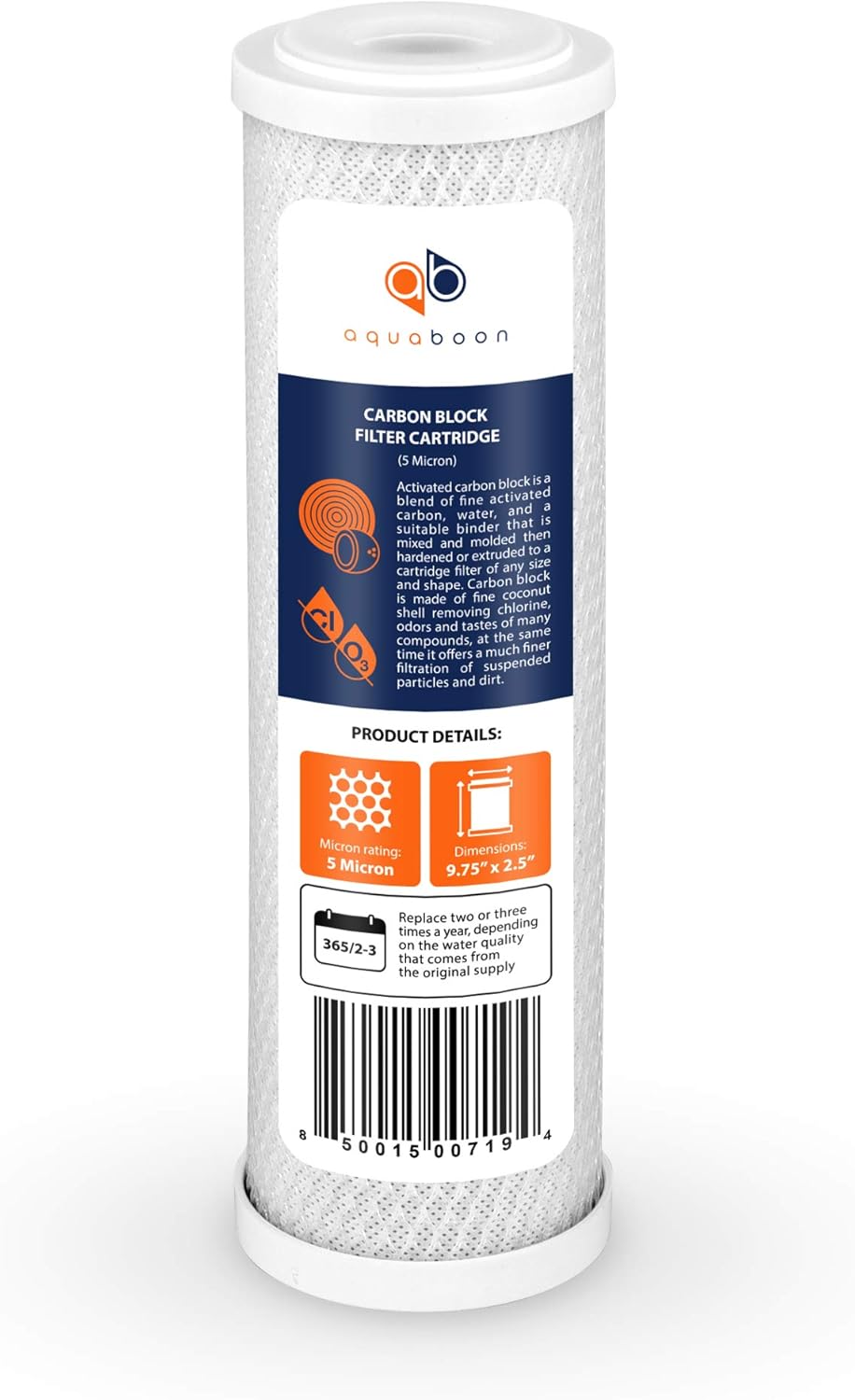 Set of 20 5 Micron 10 inch Water Filter Cartridges Z68662