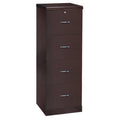 4-Drawer Espresso Vertical File U6487