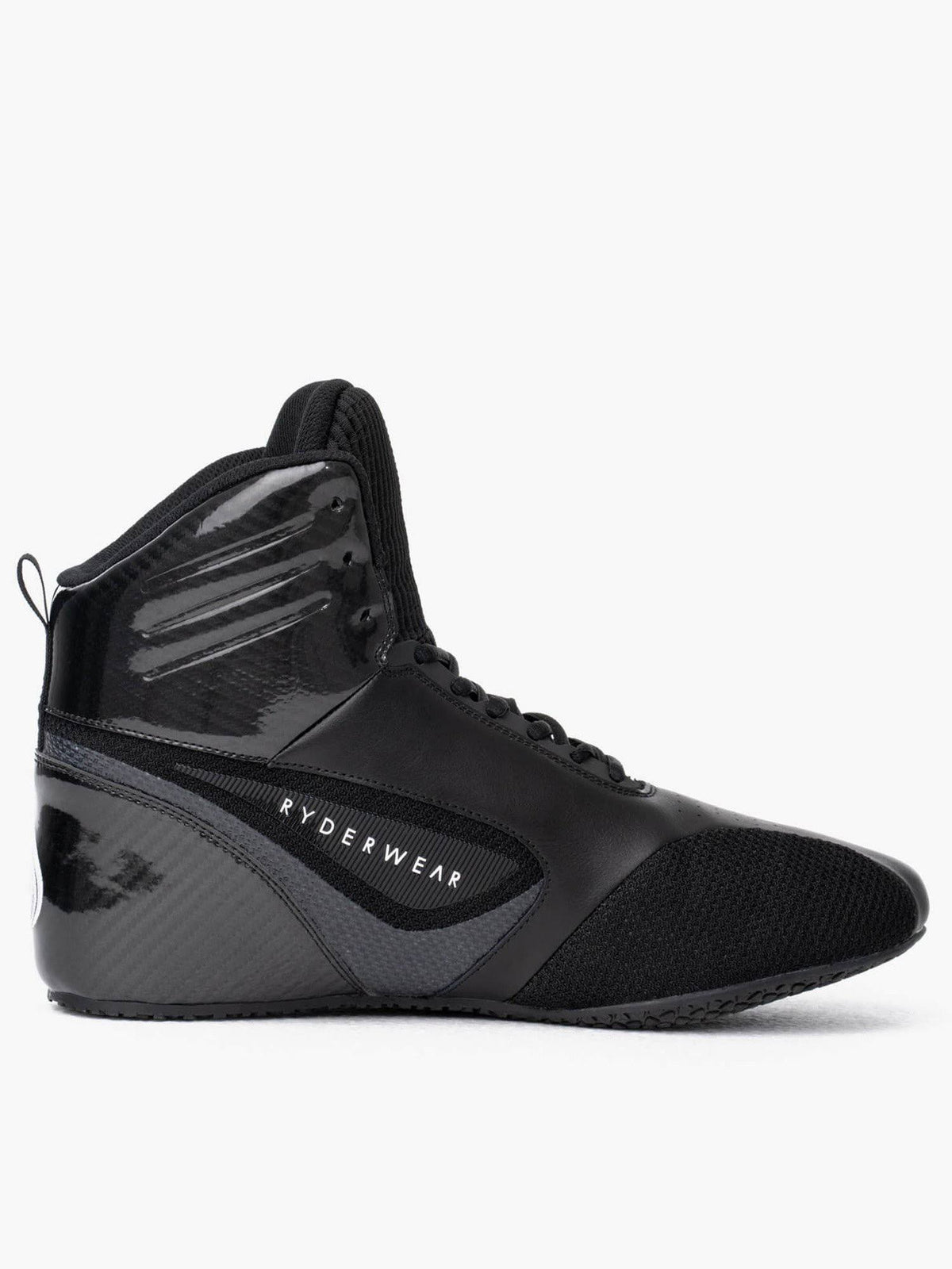 Black Carbon Fibre Shoes W7355