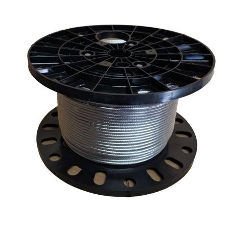 1/4 inch Stainless Steel Cable Railing Wire Rope 1x19 Type 316 (400 Feet) Z903