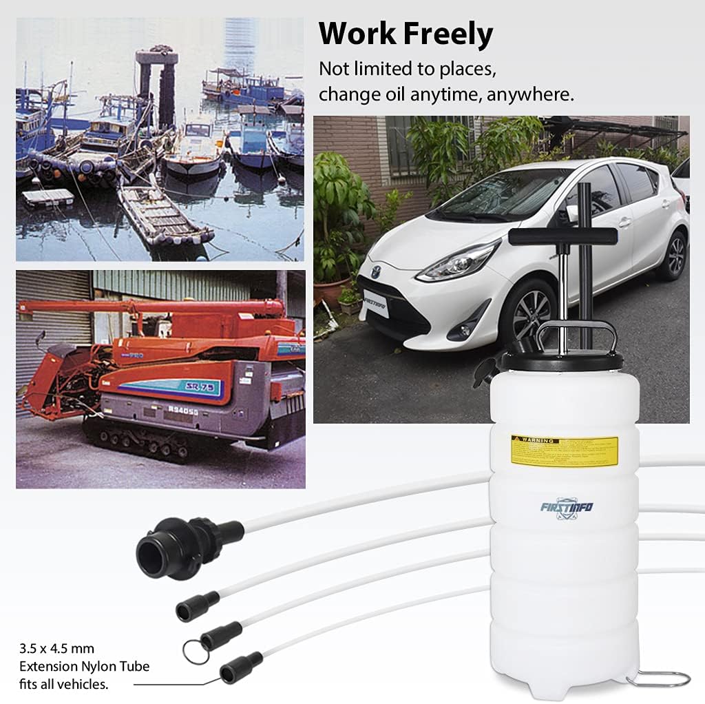 15 Liter Manual Oil Fluid Changer Vacuum Extractor Pump with Hose P70614