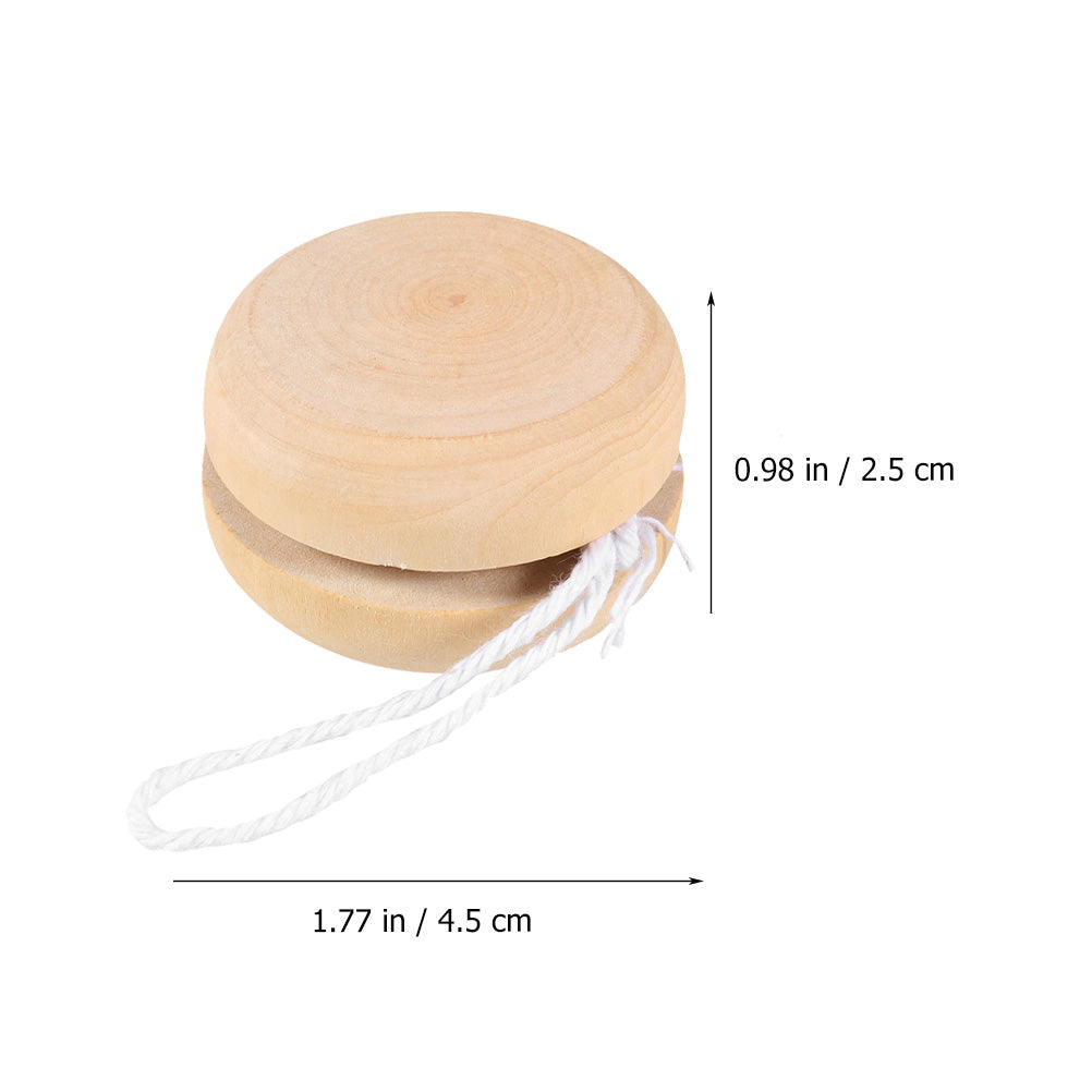 12 Pcs Wooden Yo-Yo Balls Toddler Playset F9775