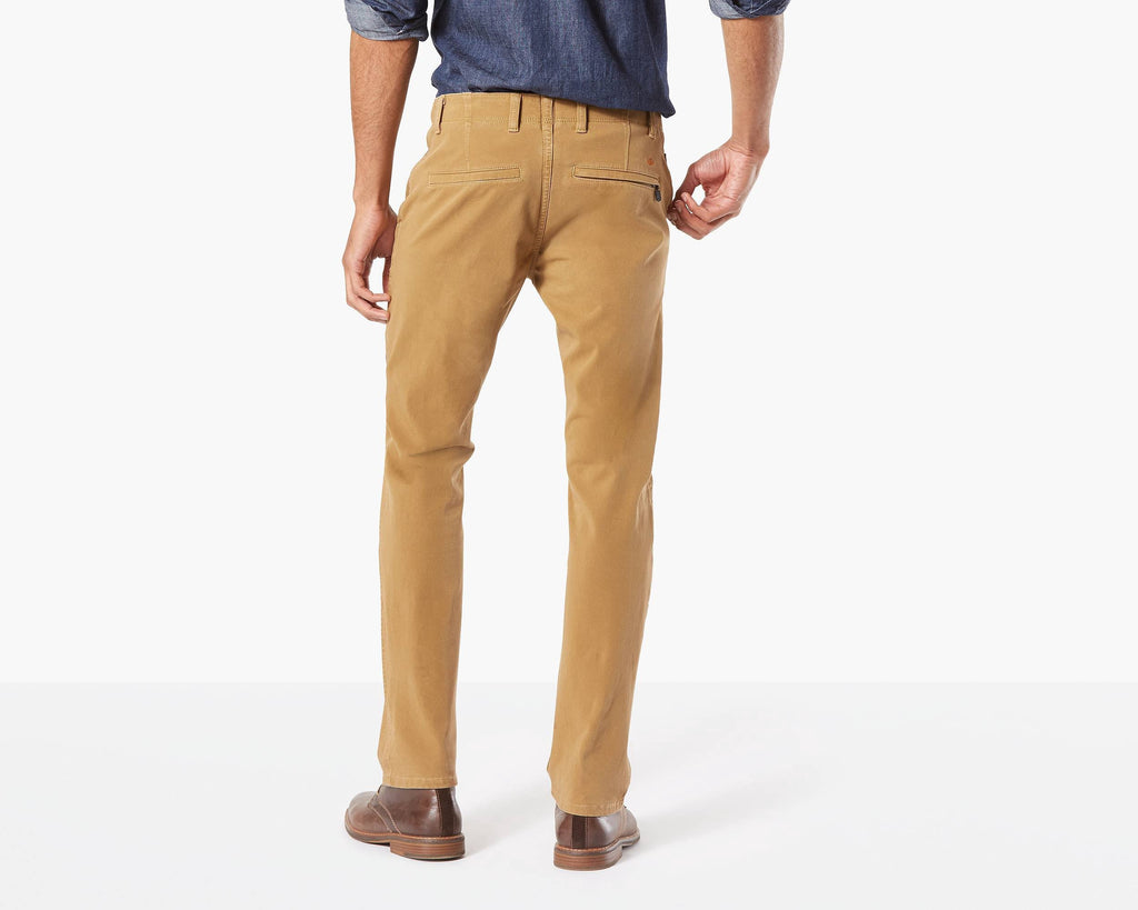 Khaki Slim Tapered Fit Pants Y407830