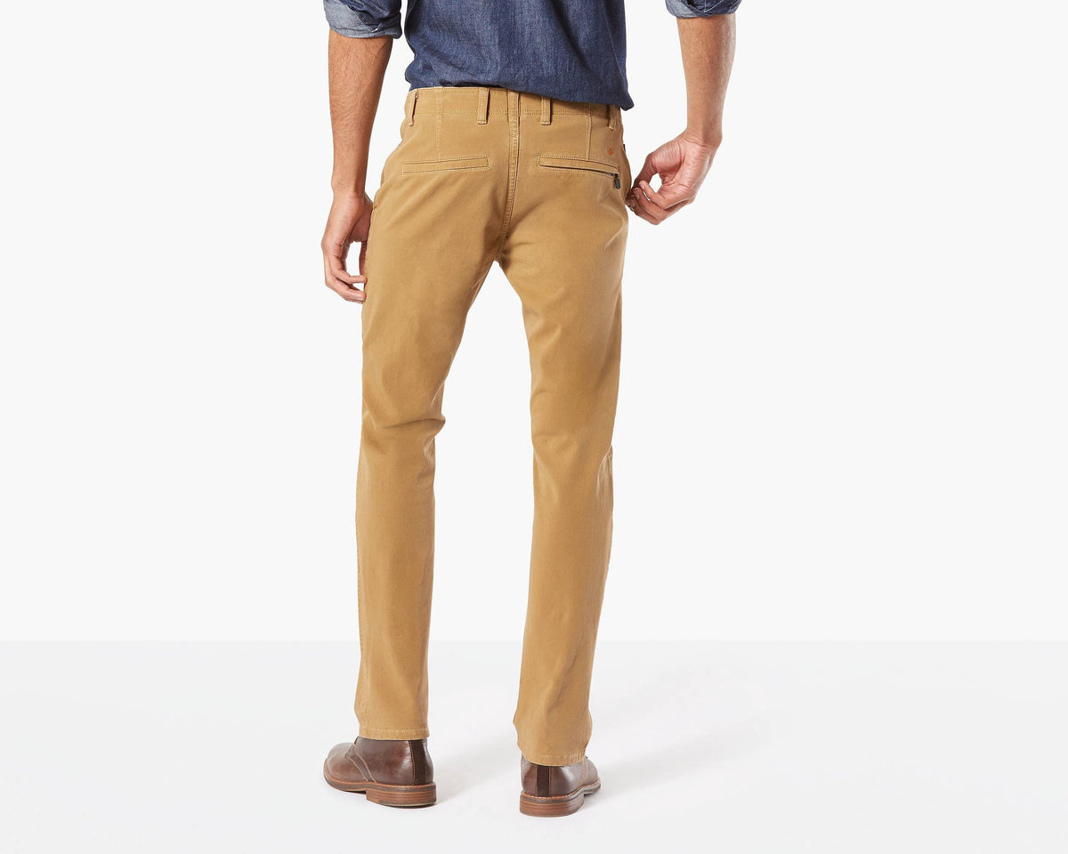 Khaki Slim Tapered Fit Pants Y407830