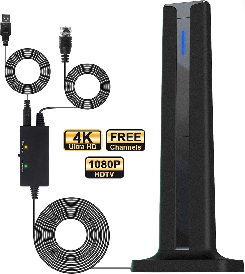 Antier Amplified Digital Tv Antenna with 16ft Coaxial Cable E503219