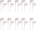 White Headphones 3.5mm Disposable Earbuds 50 Pack K380636