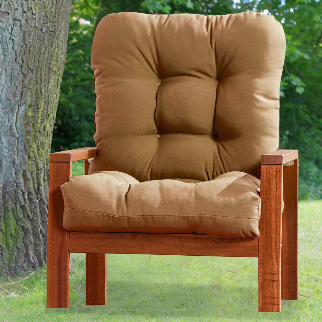 Light Brown Outdoor Seat Cushion X92177