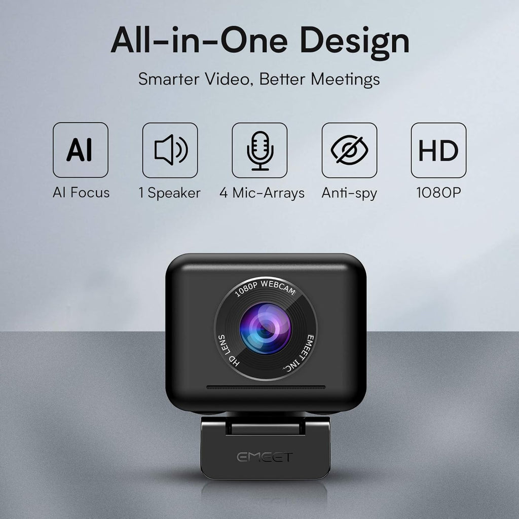 1080P Webcam with Speaker and Mics K336