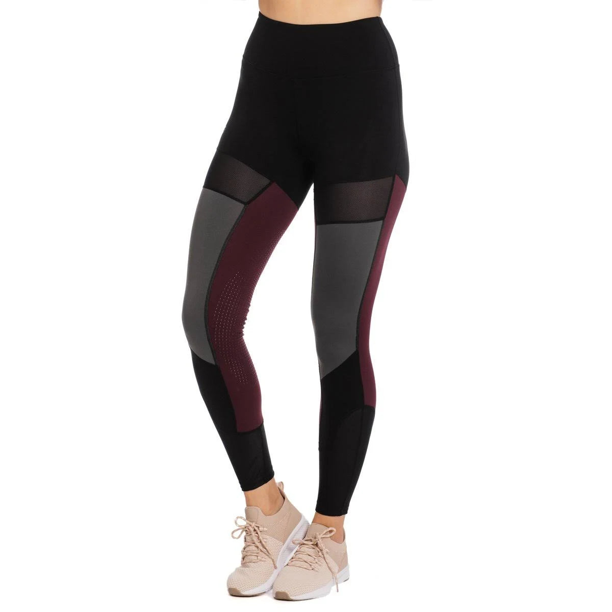 Black/Fig Riding Tights Medium W2238