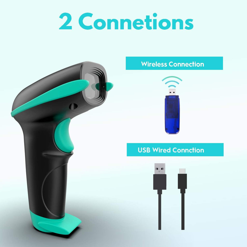 2D Wireless Barcode Scanner with Stand B50019