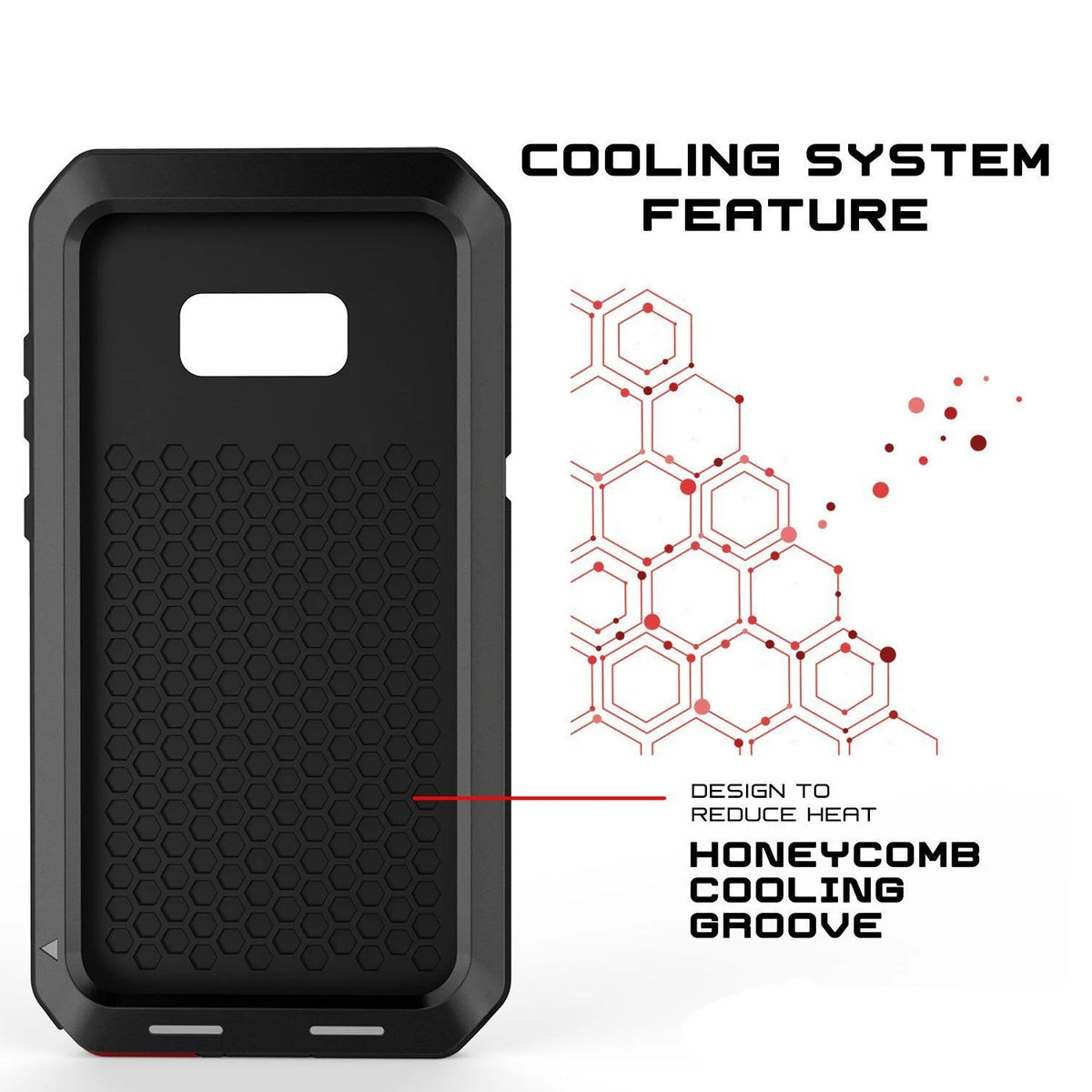Red Heavy Duty Shockproof Samsung Galaxy S21 Case H229
