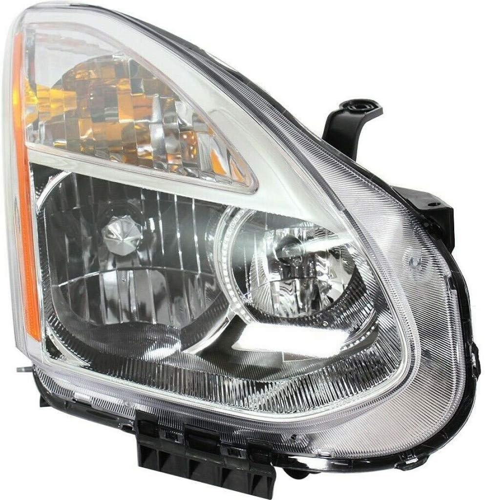 Headlight Assembly for Nissan Rogue 2008 2009 2010 Passenger Side HID V4204