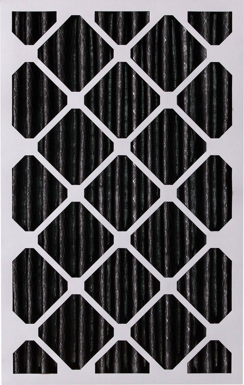 20x25x4 MERV 12 Pleated Carbon Air Filters 6 Pack S9649
