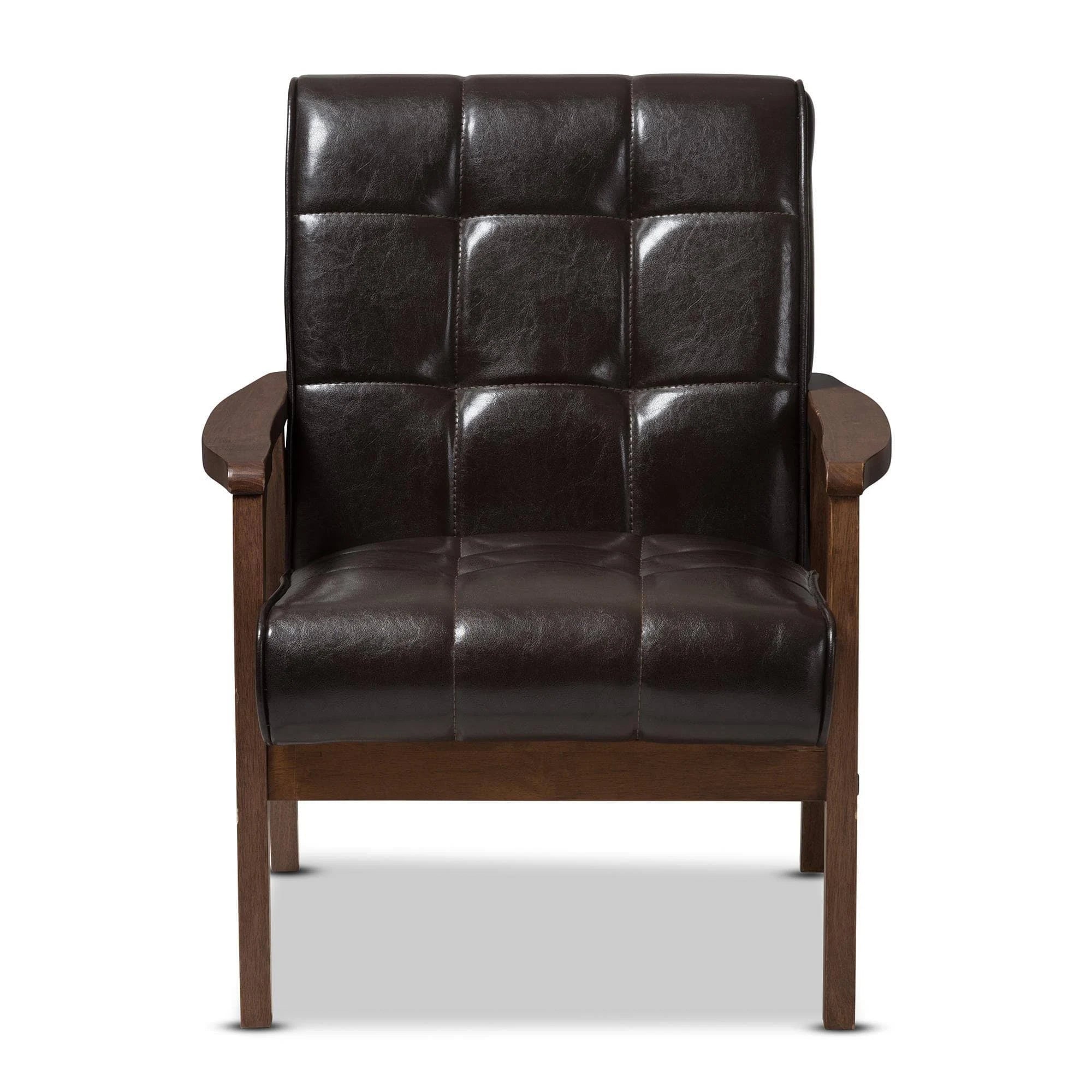 Brown Club Chair B4698