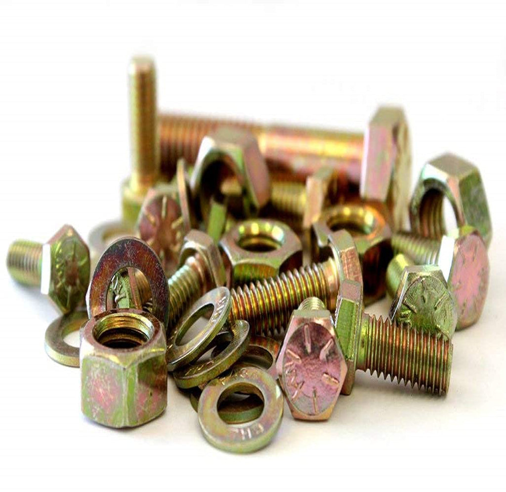1,250 Piece Grade 8 Coarse Thread Hex Bolt & Washer Assortment with Metal Drawer N454