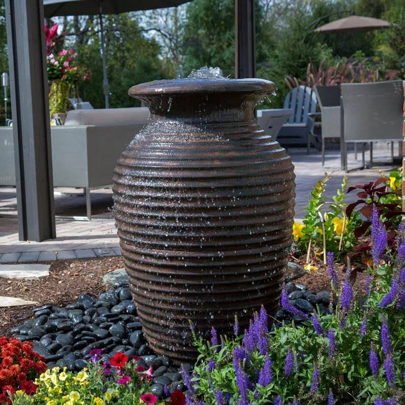 Small Rippled Urn R98624