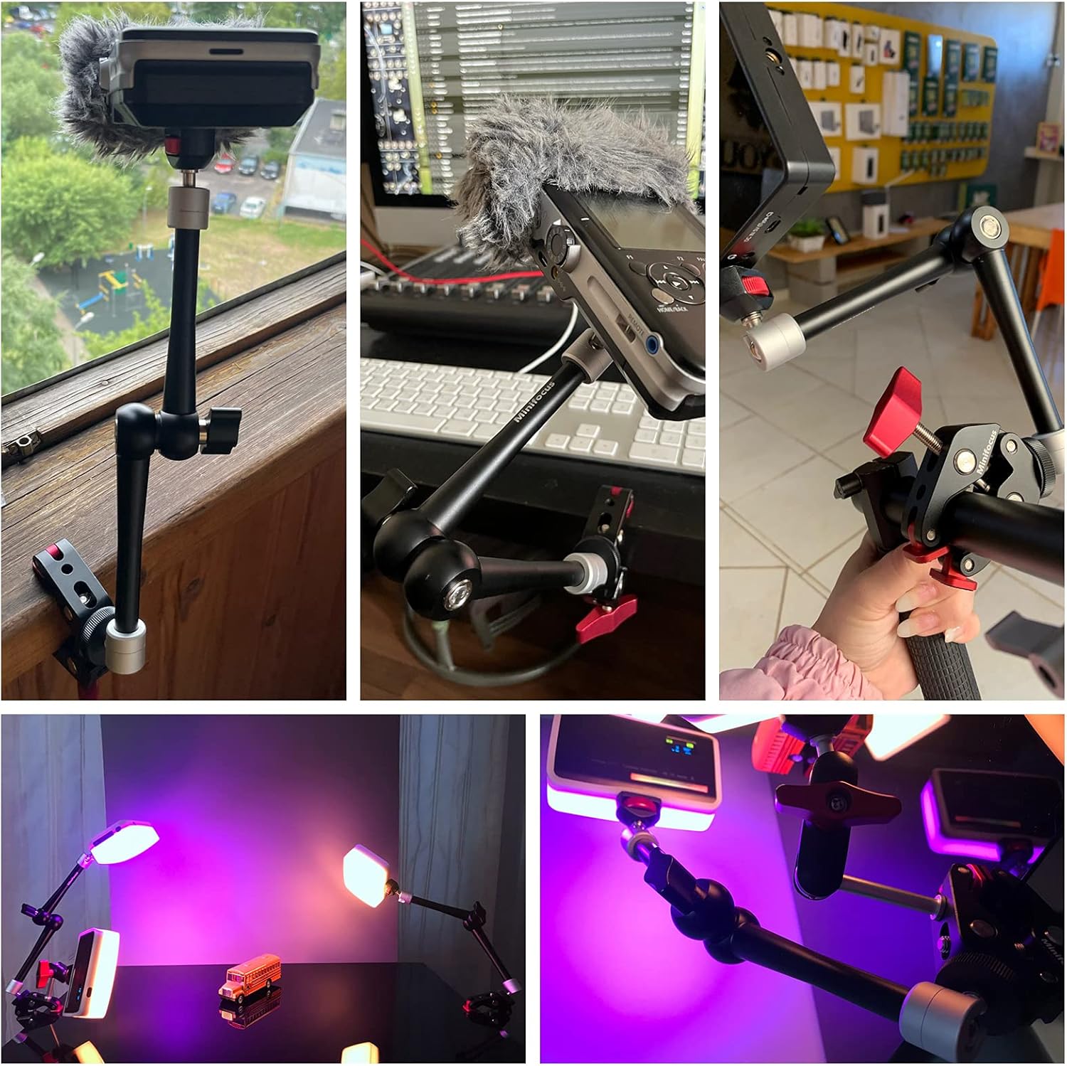 Articulating Friction Magic Arm Super Clamp Mount Kit X339