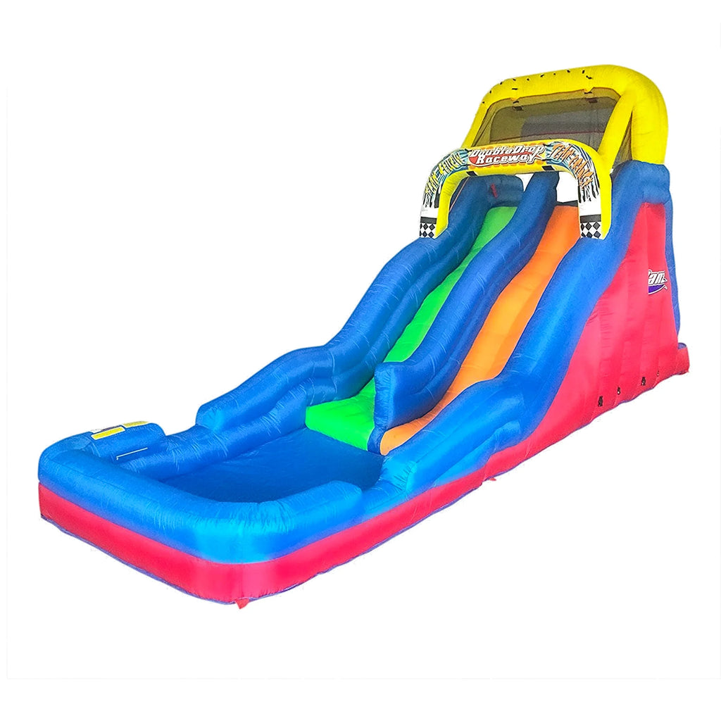 Double Drop 2 Lane Inflatable Water Slide J93407