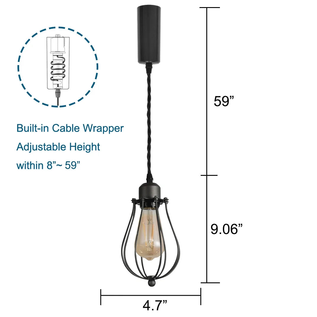 3-Light Dimmable H Track Pendant Light, Copper Finish V31698