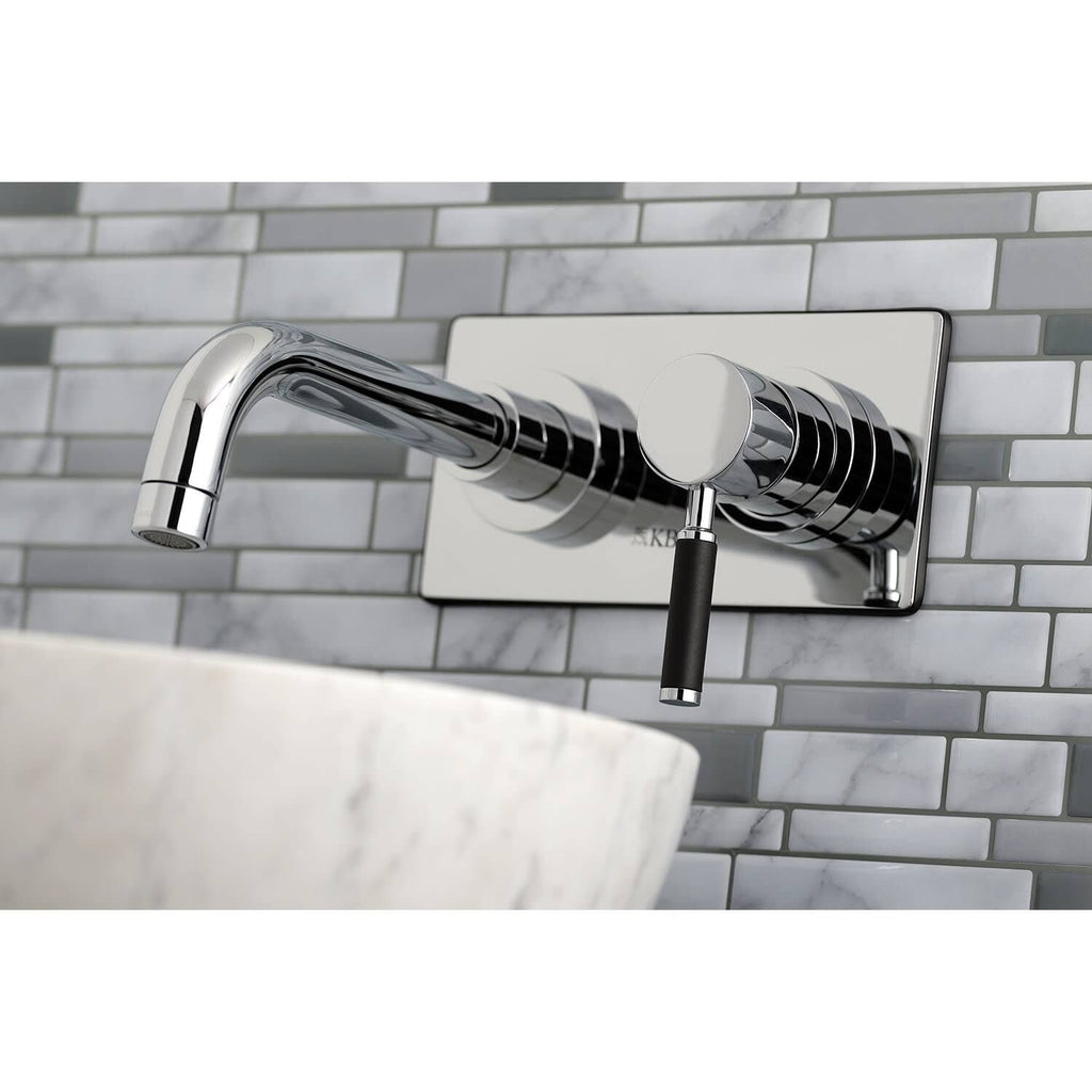Polished Brass Wall Mount Bathroom Faucet K217