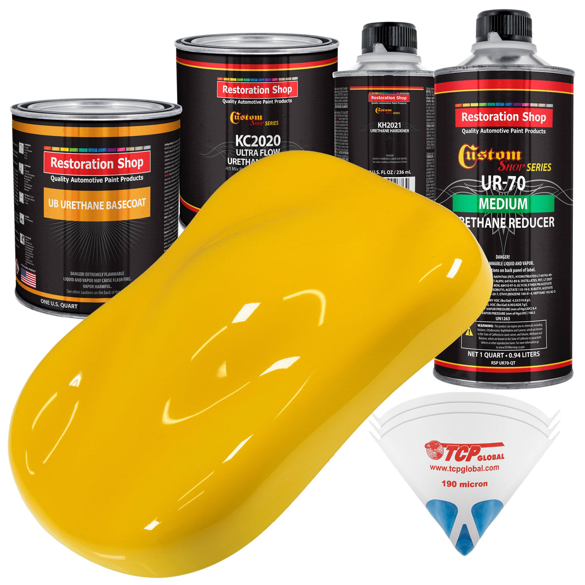 Viper Yellow Basecoat Quart Kit A2396