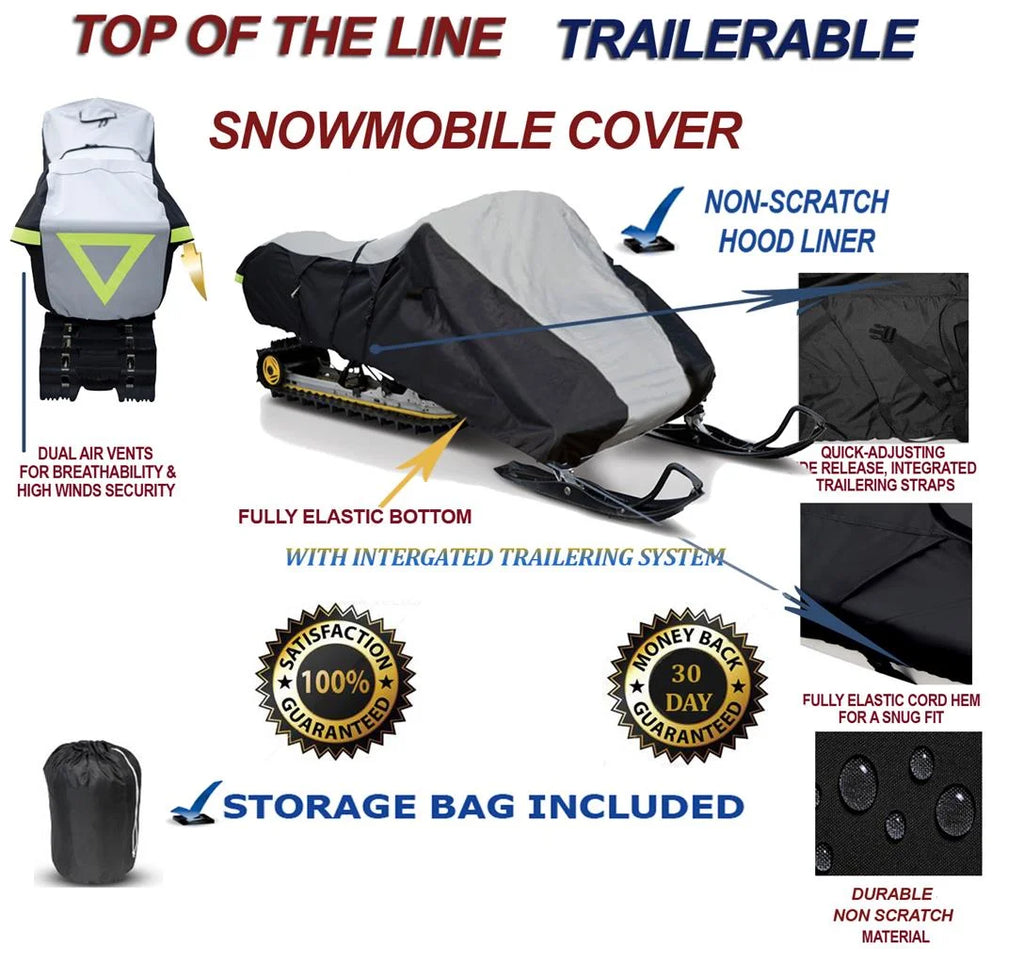 600D Snowmobile Travel and Storage Cover H23410