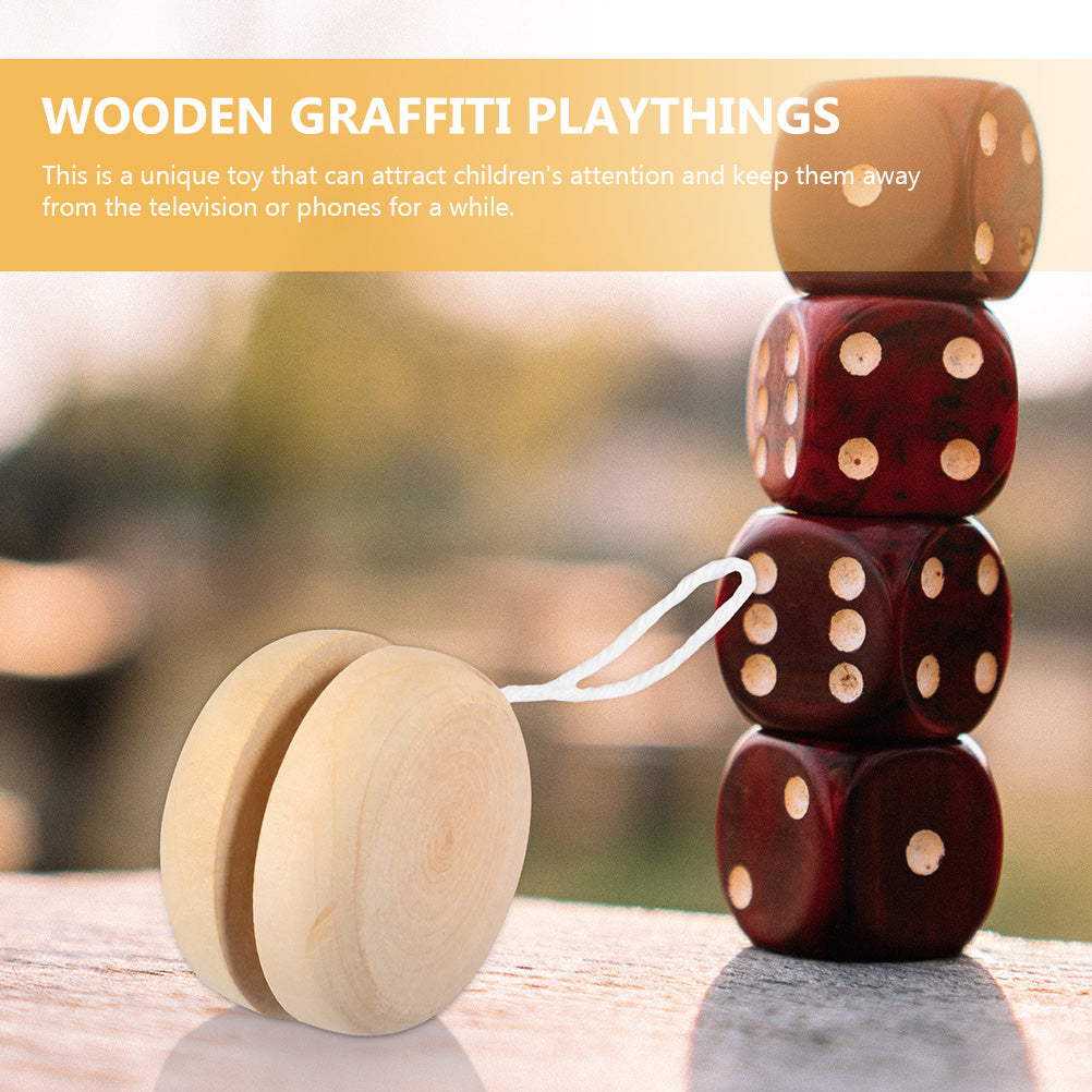 12 Pcs Wooden Yo-Yo Balls Toddler Playset F9775