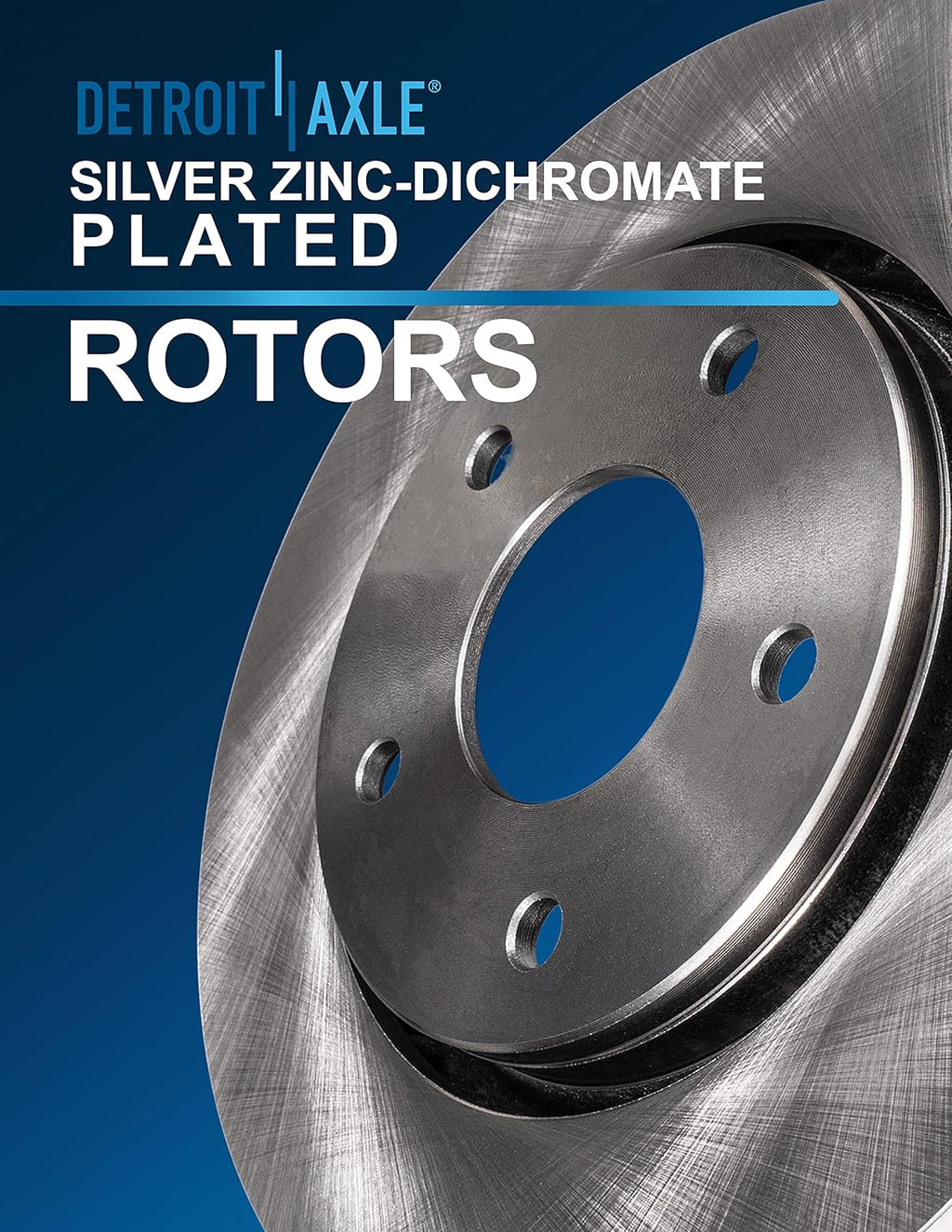 Rear Disc Rotors + Brake Pads 6pc Set V170