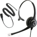 Headset with Quick Disconnect RJ9 Headset Adapter B9042