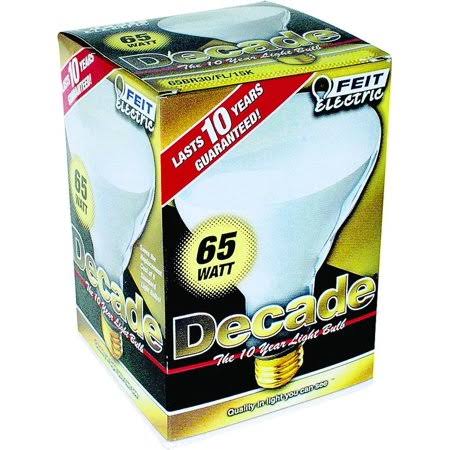 65 Watt Reflector Flood Lamps BR 30 Medium Base (Case of 6) I6447