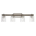 4 Light Bath Bar Satin Nickel/Gray Z4288