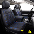 Black Rear Waterproof Faux Leather Seat Covers C936834