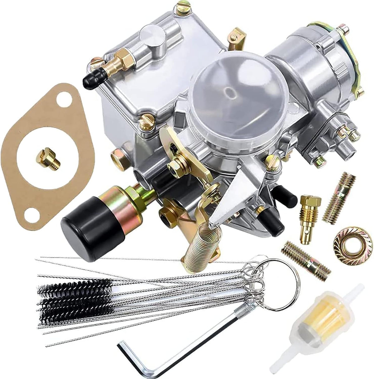 Carburetor for VW Beetles 1600cc Dual-Port Engine 1971-1979 Pack of 2 D600
