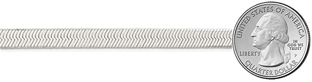 925 Sterling Silver Herringbone Chain Necklace 7mm & 8.5mm X617