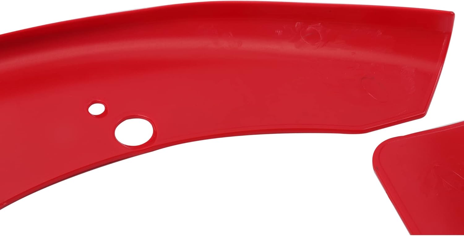 Red Front Bumper Lip Splitter Protector Pack of 2 W698
