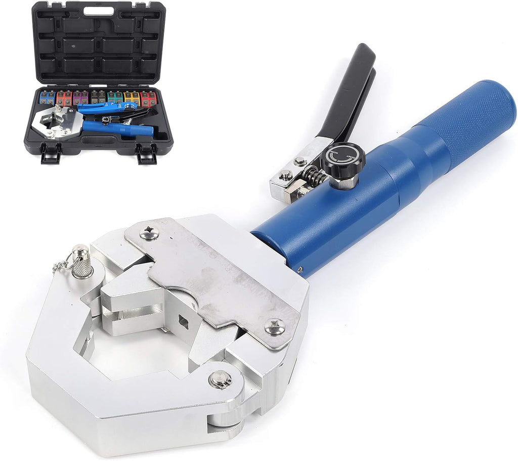 Hydraulic Hose Crimping Tool with 7 Die Set A58404